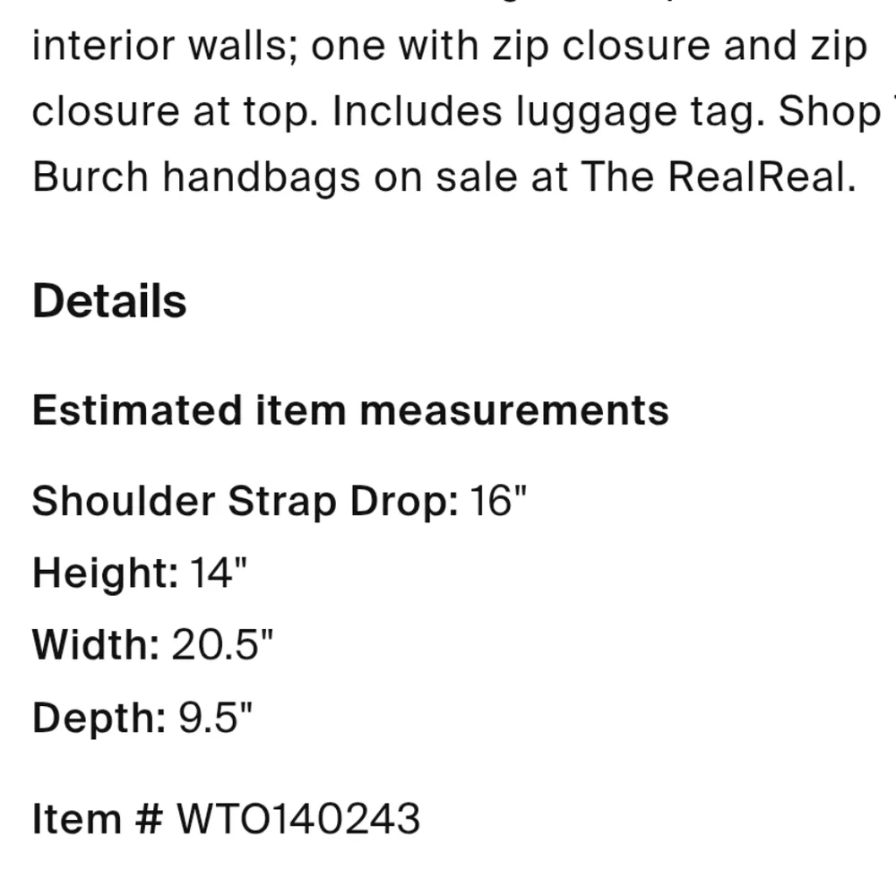 Tory Burch Robinson Nylon Duffle Bag